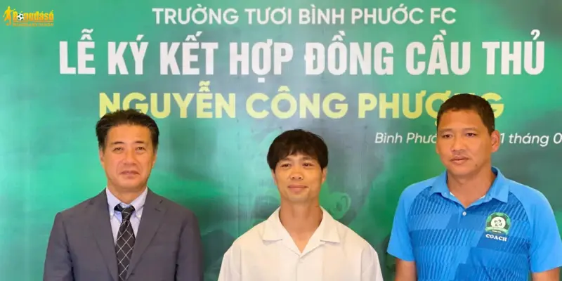 Công Phượng gia nhập CLB Trường Tươi Bình Phước