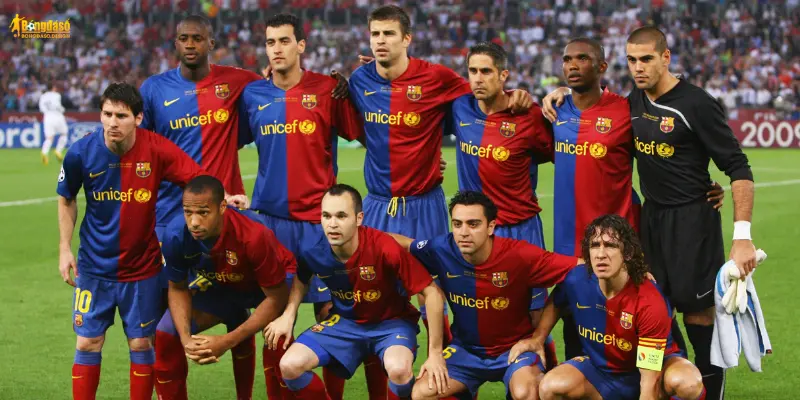 Đội hình siêu sao cùng barca ăn 6 mùa 2008/2009